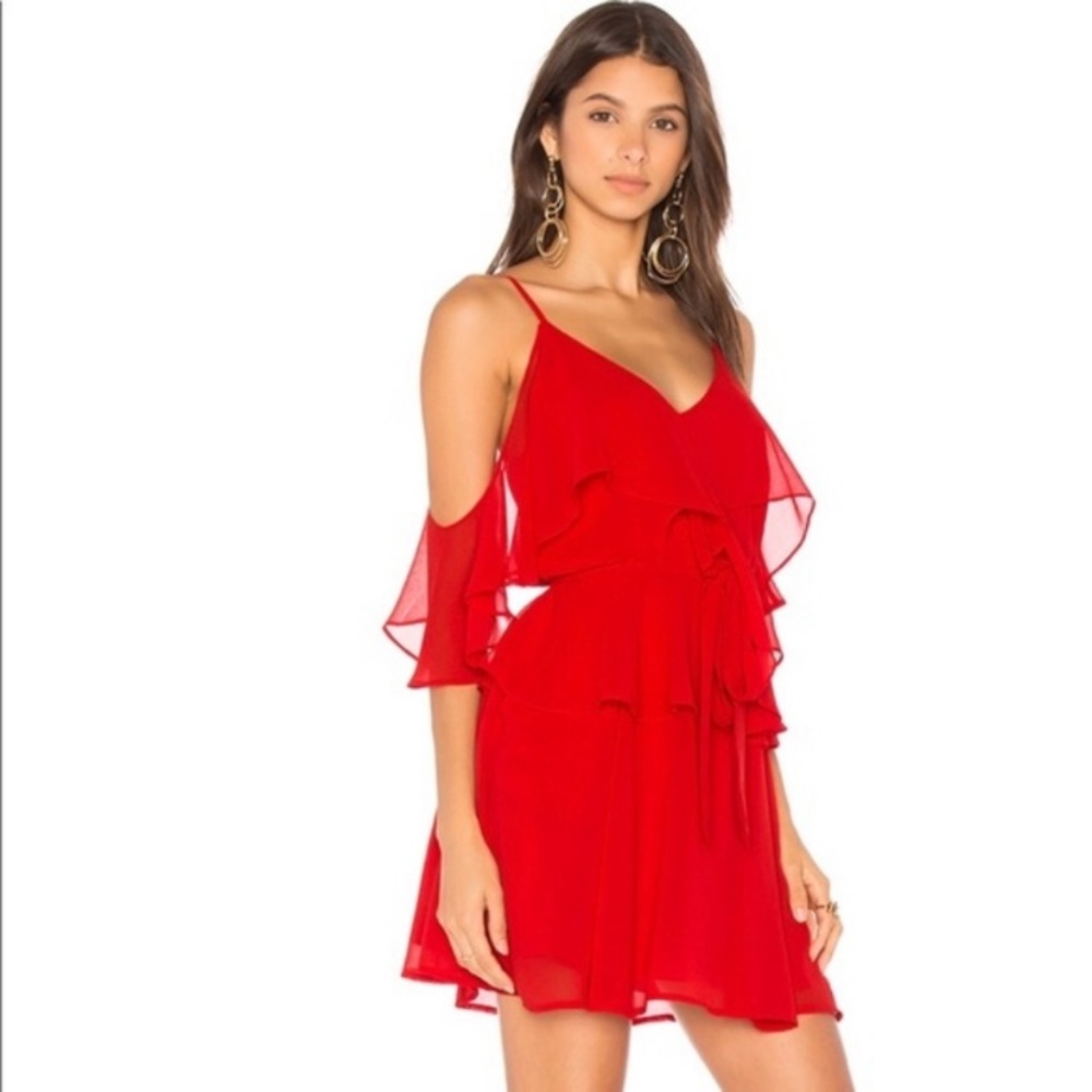 Yumi Kim Addicted to Love Mini Red Dress XS - Picture 2 of 4